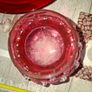 Beautiful Cranberry Glass Vase in Good Condition no chips or cracks Postage Available, Image 2