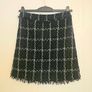 High-waist boucle/tweed Warehouse mini skirt size 8 Image 2