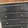 Pine Chest of Drawers Ravens black Image 2