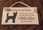 Dog wall plaque