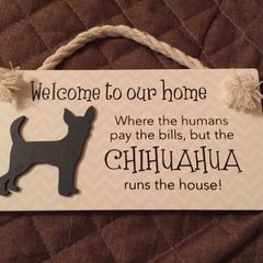 Dog wall plaque