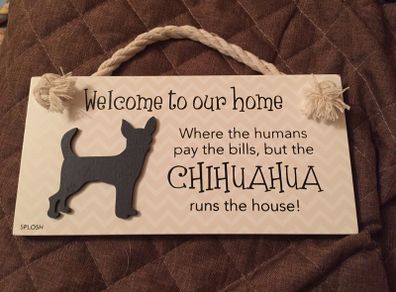 Dog wall plaque