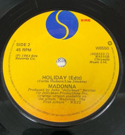 Madonna - True Blue Remix (1986) Irish 7"