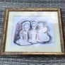 Original John Maher Framed Irish Art - Abstract Charcoal Pastel 1998 Image 10