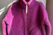 Gym Plus Coffee Industry Fleece Jacket Crisp Pink
