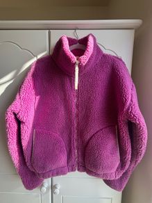 Gym Plus Coffee Industry Fleece Jacket Crisp Pink