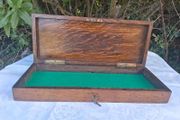 Mid 19th Century Mahogany Box With Original Key