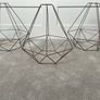 2 geometric metal industrial light shades Image 2