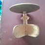 old brass candlesticks Image 5