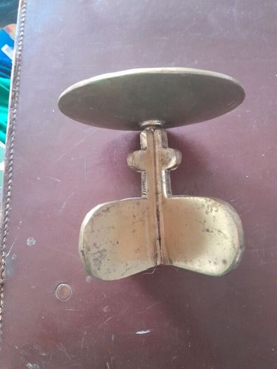 old brass candlesticks