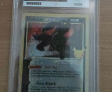 Umbreon Gold Star Celebrations 17 Ace 9 graded pokemon card