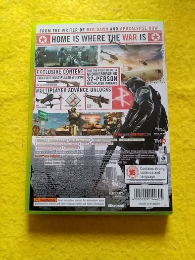 Homefront Exclusive resistance multiplayer pack Xbox 360 games Original
