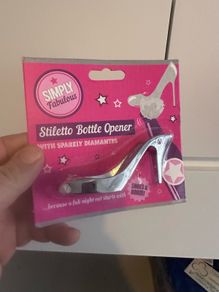 Stiletto bottle opener