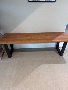 Wooden bench (part of kitchen set)