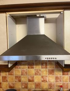Kitchen Extractor Fan in Chrome Finish