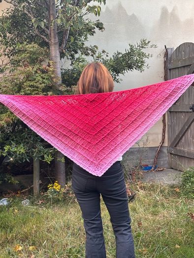 Handmade crochet scarf