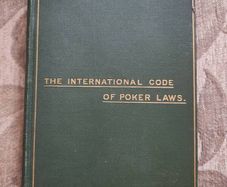 THE POKER MANUAL.1895 Rare By Templar.  First Edition Hardback In Good Condition.