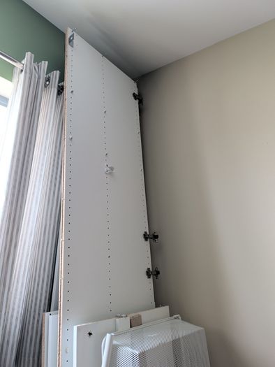 ikea wood/parts of wardrobe