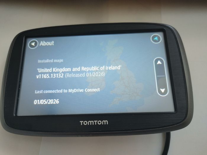 sat nav gps TomTom Start 50, UK Ireland 2026 Lifetime, 5 inch