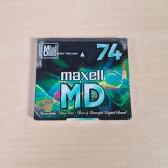 Maxell MD74 blabk mini disc brand new sealed