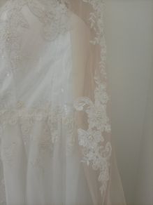 Wedding dress from Tricia's closet 11 abbey st Ennis  cost 1.7k only worn to try om