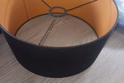 Black and gold lampshade