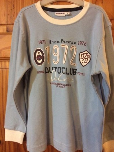Boys Dodipetto long sleeved tshirt in light blue