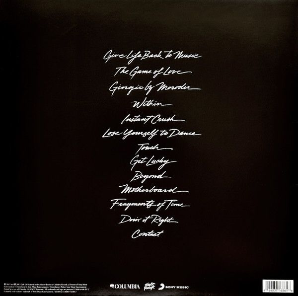 Daft Punk  Random Access Memories 2x Vinyl, LP