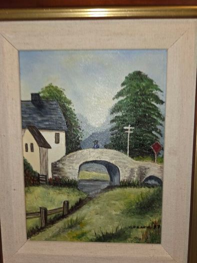 Oil painting signed C.Black 99