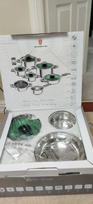 Bio Kochen - Thermo precision, 12 pce Stainless Steel Cookware set