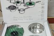 Bio Kochen -  12 pce Stainless Steel Cookware set. 16cm-24cm Pot sizes