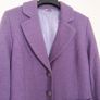 Avalon Lilac Purple Boucle Wool Jacket Blazer 12UK/40EU Image 5