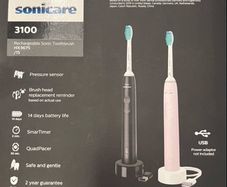 Philips Sonicare 3100 Electric Toothbrush  Black Pink brand new