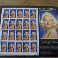 Legends  of Hollywood  Marilyn Monroe stamps