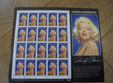 Legends  of Hollywood  Marilyn Monroe stamps