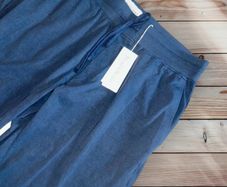 Bread & Boxers Mens Pyjama Bottoms Navy Blue Lounge Pants