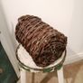 Antique Wicker Stoneware Whisky Bottle Image 4