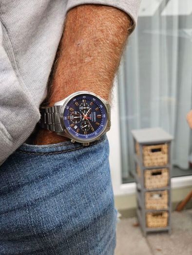 Watch Seiko Chronograph.