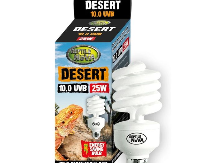 Reptile Nova Bulb For Terrariums 10.0 UVB 25W DESERT