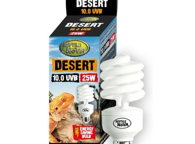 Reptile Nova Bulb For Terrariums 10.0 UVB 25W DESERT