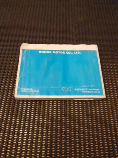 Honda CBR600F Owner's Manual