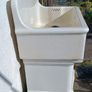 Original double Belfast sink in ceramic with stand Image 8