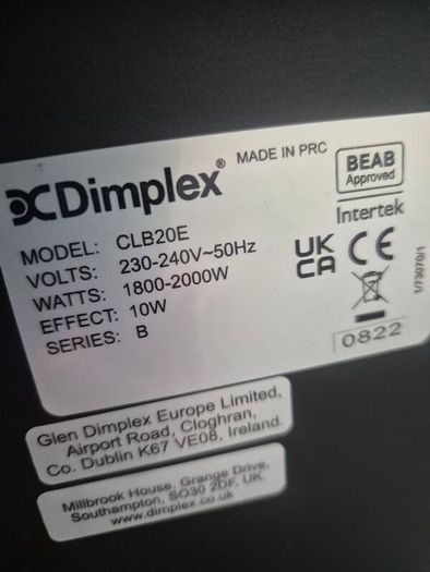 Dimplex Electric Fire with Hearth