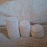 Brand New In Box Oirlv Minimalist Linen Ring Display Stands (Set of 3) Image 4