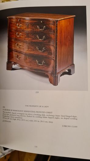 Christie's London Fine English Furniture 1999 Catalogue. In Very Good Condition.