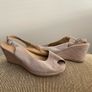 TAMARIS ladies wedge sandals .  Choice of colours. Black and sand colour . Pristine condition worn once Image 4