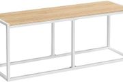 Bench for Dining Room Bench, 120 x 30 x 46.5 cm, Kitchen Bench, Dining Bench in Industrial Design, Sturdy Metal Frame, Easy to Assemble, for Kitchen, Living Room, Entrance, Bedroom