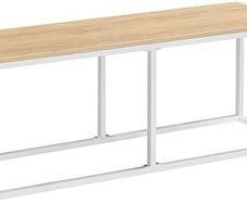 Bench for Dining Room Bench, 120 x 30 x 46.5 cm, Kitchen Bench, Dining Bench in Industrial Design, Sturdy Metal Frame, Easy to Assemble, for Kitchen, Living Room, Entrance, Bedroom