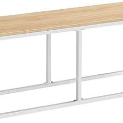 Bench for Dining Room Bench, 120 x 30 x 46.5 cm, Kitchen Bench, Dining Bench in Industrial Design, Sturdy Metal Frame, Easy to Assemble, for Kitchen, Living Room, Entrance, Bedroom