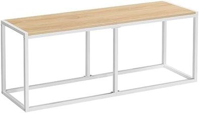 Bench for Dining Room Bench, 120 x 30 x 46.5 cm, Kitchen Bench, Dining Bench in Industrial Design, Sturdy Metal Frame, Easy to Assemble, for Kitchen, Living Room, Entrance, Bedroom